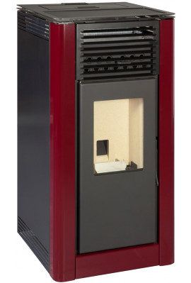 Poêle à granules ESCALOR / ISABELLA 10KW ROUGE