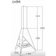 Cheminée métallique / CH94 / 11 kW